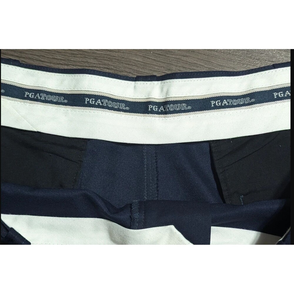 2 Pair NIKE Dri-Fit PGA Tour Performance Golf Shorts Mens Size 40 Black Blue 11" - Picture 4 of 7